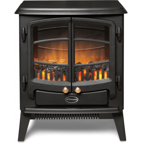 2 Dimplex Tango Optiflame 2KW Freestanding Electric Stove Fire, Coal Fuel bed