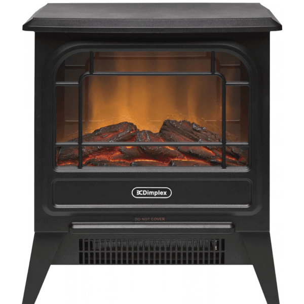 2 Dimplex MicroStove Compact Portable Electric Stove Fire - Black