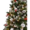 7.5ft/225cm PVC Snow Flocked Artificial Christmas Tree with Light