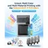 FLASHFORGE Creator 5 Pro 4-Toolheads 3D Printer,7s FlashSwap
