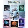 FLASHFORGE Creator 5 3D Printer, 4-Toolheads Multi-Color Printing