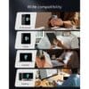 Portable Thermal Printer A4 Inkless Wireless Bluetooth Small Mobile - Black