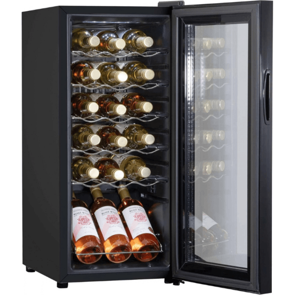 Dellonda Baridi 18 Bottle Wine Cooler Fridge with Digital Touch