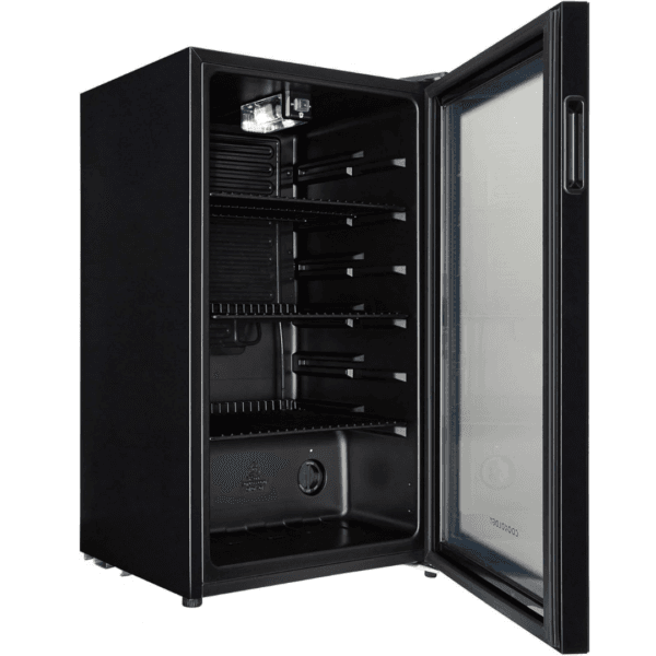 Cookology 93L Under-Counter Fridge Cabinet - Wine & Drinks - 48cm - Black [Energy Class F]