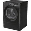 Hoover H-DRY 300 LITE Vented Tumble Dryer, 9kg, Black, C Class [Energy Class G]