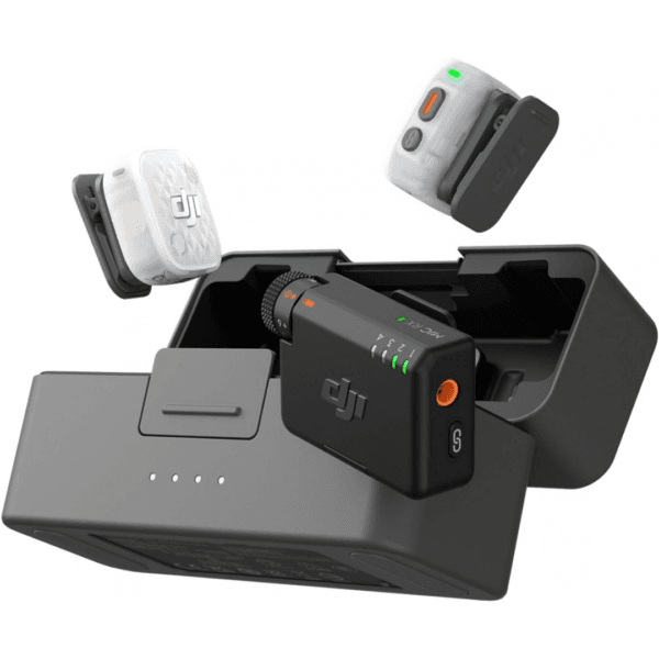 DJI Mic Mini 2S (2 TX + 1 RX + Charging Case), AI Noise Canceling