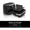 Ninja Foodi FlexDrawer 7-in-1 Air Fryer, Dual Zone, Black AF500UK
