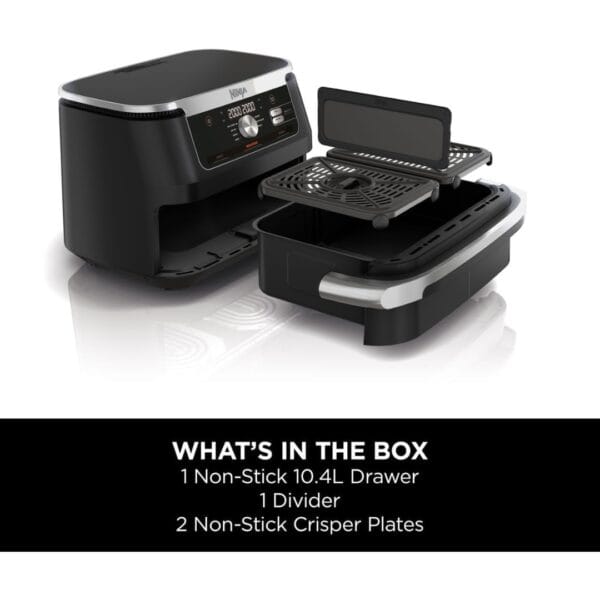 Ninja Foodi FlexDrawer 7-in-1 Air Fryer, Dual Zone, Black AF500UK