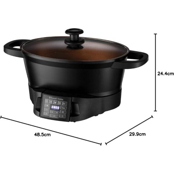Russell Hobbs Good-to-Go 6.5L Electric Multicooker, 8 Functions, 750W