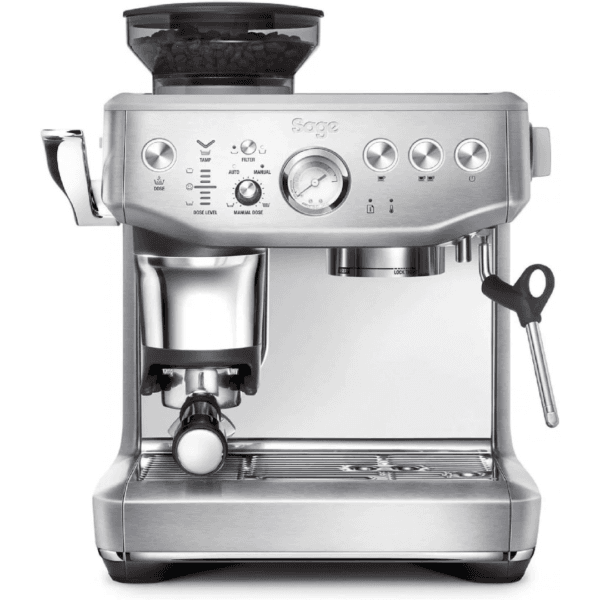 Sage - The Barista Express Impress - Assisted Jam Bean Coffee Machine with Milk Frother, Brushed Stainless Steel