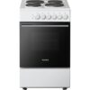 Haden Cooker Electric Freestanding 50cm 4 Ring Hob Single Cavity Oven White [Energy Class A]