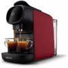2 PHILIPS L'OR Barista Sublime, Pod Coffee Machine, Dual Spout, 19 bars, Red