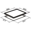2 SIA 60cm Electric Hob, Stainless Steel, Solid Plate, 4 Zone, PHP601SS