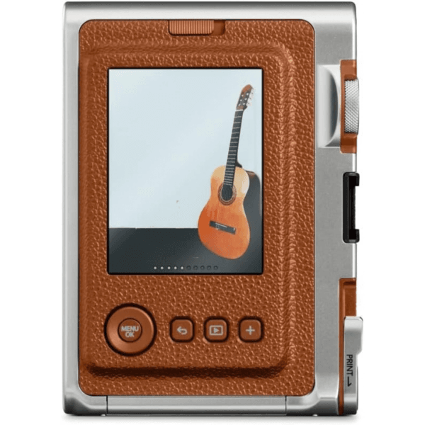 instax mini EVO Hybrid camera and smartphone printer, BROWN