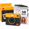 2 KODAK Mini Shot 3 Retro 3x3 Instant Camera, Photo Printer, 38 Sheet, Yellow
