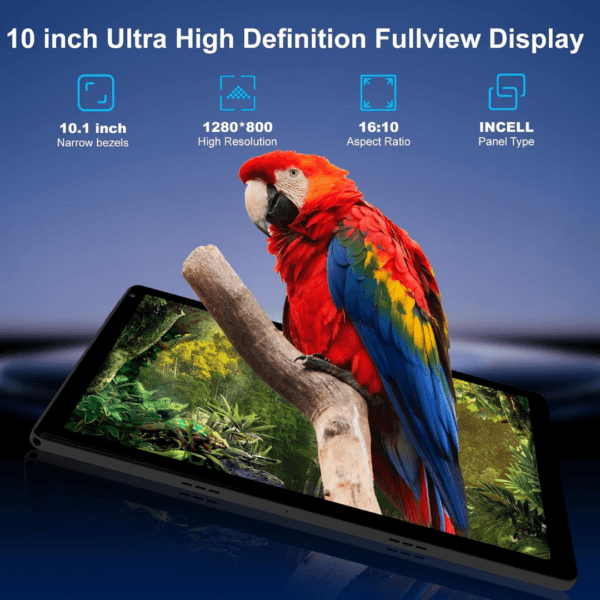 3 Whitedeer Tablet Android 16, 10 inch Tablet 30GB RAM 128GB ROM/2TB