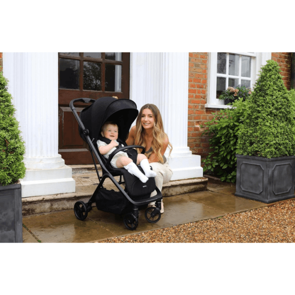 My Babiie MBX7 Autofold Stroller from Birth to 22kg (4 Yrs) - Black