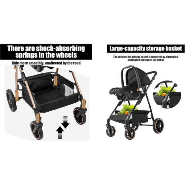 Magic ZC 3 in 1 Pushchair Pram