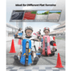 3 ELEMARA Electric Go Kart for Kids with Stepless Speed