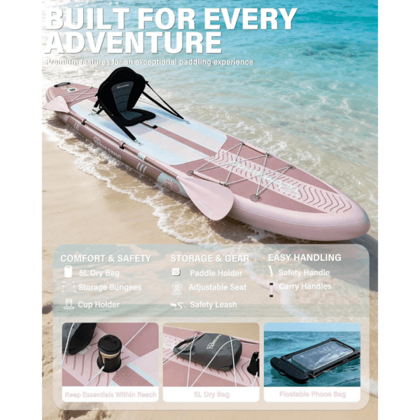 TIGERXBANG Inflatable Stand Up Paddle Board