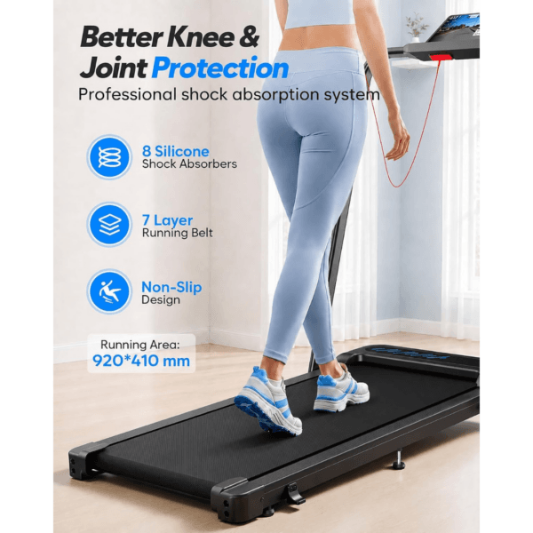 Cardirun Walking Pad with Incline, 6 in 1 Folding Treadmills, 4 Controls