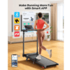 3 Toputure 6 in 1 Folding Treadmill with Retractable Handrail