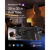 VITURE Pro 2 XR/AR Glasses - UltraClarity 3.0 Myopia Adjustment -5.0D 120Hz