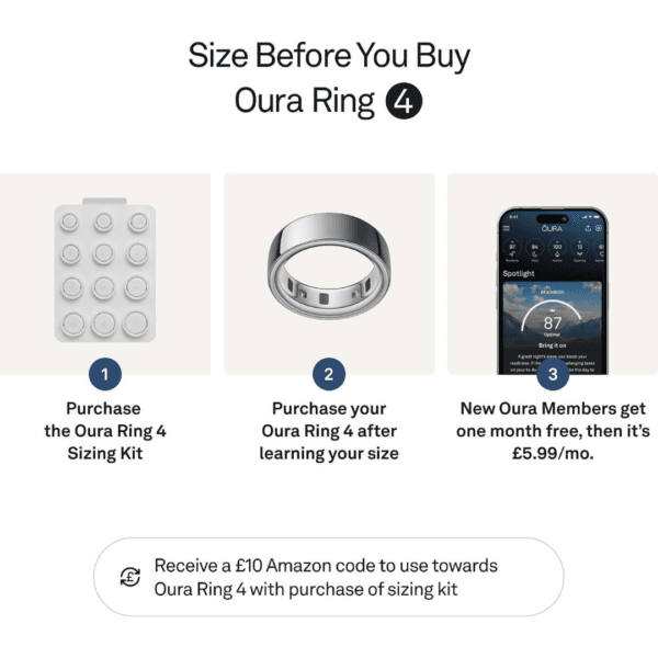 Oura Smart Ring 4 - Silver