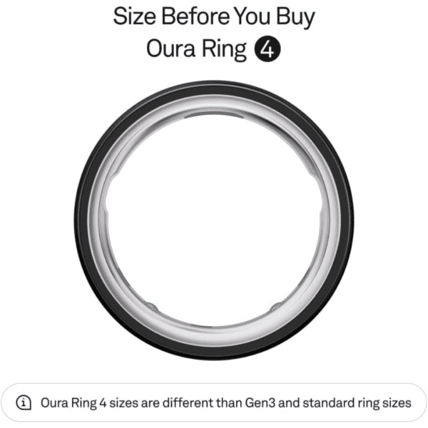 Oura Smart Ring 4 - Black