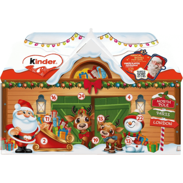 Kinder Chocolate House Christmas Advent Calendar 2026, Pack of 24 (234g)
