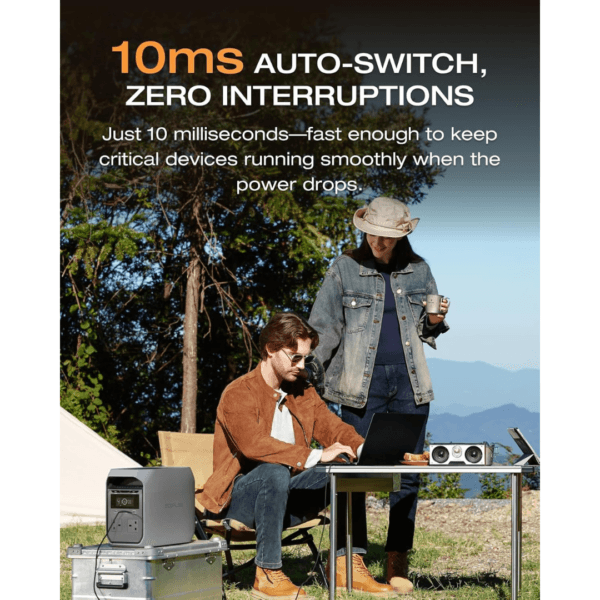 3 EF ECOFLOW Portable Power Station DELTA 3 Plus, 1024Wh LiFePO4 Battery