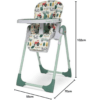 3 Cosatto Noodle 0+ Highchair | from Birth Reclining Cradle – Height