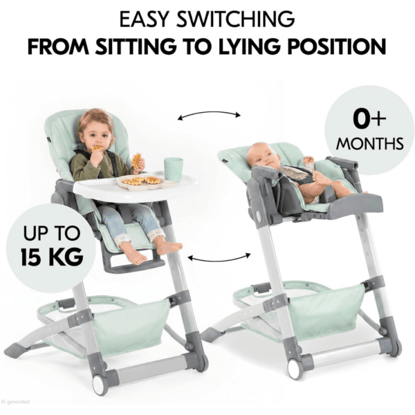 Hauck Grow Up Baby High Chair – Reclining Seat