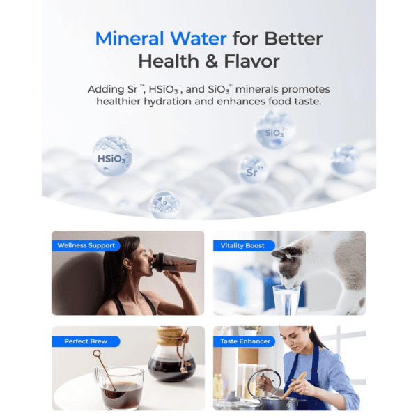 Waterdrop K19-HG Instant Heat Mineralized Countertop Reverse Osmosis System