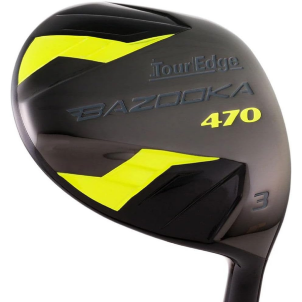 3 Tour Edge Golf Bazooka 470 Black Steel Full Set