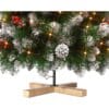 7.5ft/225cm PVC Snow Flocked Artificial Christmas Tree with Light