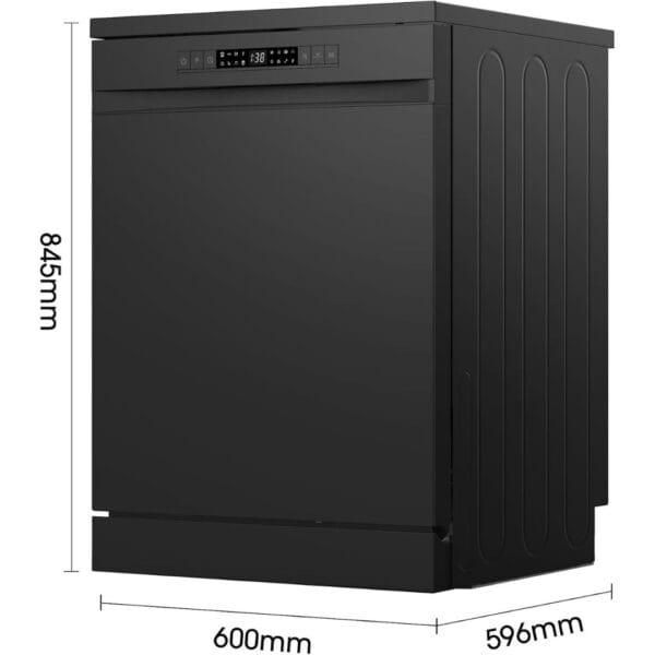 Hisense HS622E90BUK Freestanding Standard Dishwasher 85cm High - E Rated 24 x 23 x 33 inches (L x W x H) [Energy Class E] [Energy Class E]