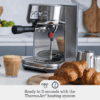 3 Sage Bambino Plus Compact Espresso Machine, Brushed Stainless Steel