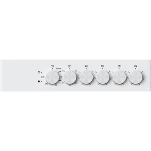Haden Cooker Electric Freestanding 50cm 4 Ring Hob Single Cavity Oven White [Energy Class A]