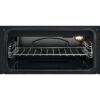 AEG 5000 Double Cavity Cooker, Ceramic Hob, CCX6501ACM, Stainless Steel [Energy Class A]
