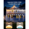 3 Lepro E1 AI Permanent Outdoor Christmas Lights, 30m RGB+IC & Tunable White