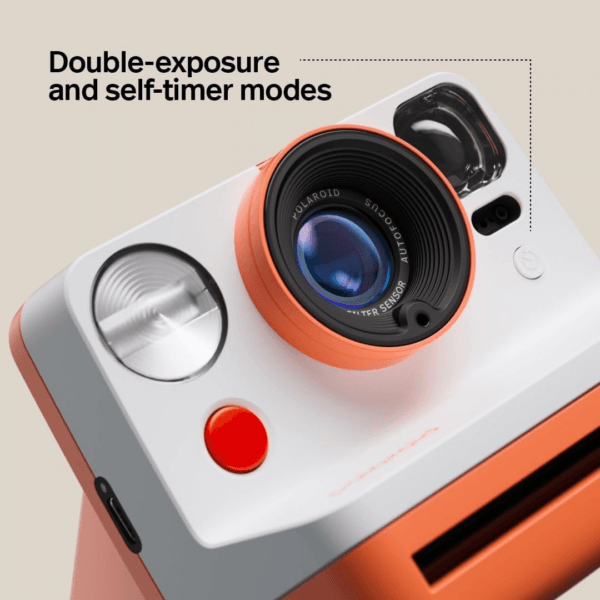 Polaroid - Now Gen 3 - Instant Camera - Bundle Camera + Colour Film (16 Photos) White (6561)