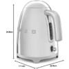 Smeg KLF03SSUK Retro 50's Style Kettle