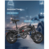 DYU D3FMINI Electric Bike 14 Inch Lightweight Folding E Bike for Adults