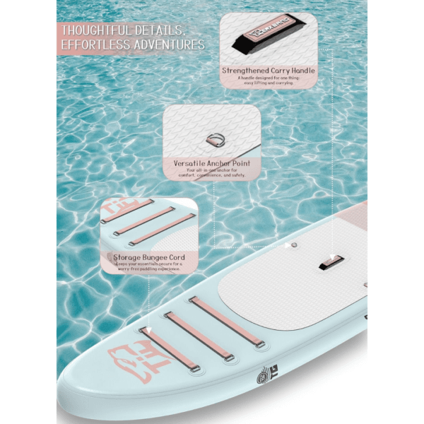 TIGERXBANG Inflatable Stand Up Paddle Board 10'/11'/11'6" with SUP Accessories