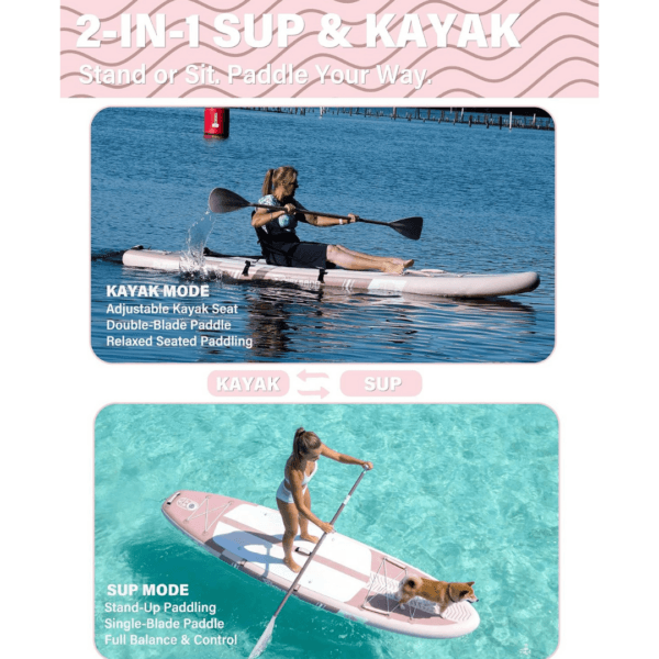 TIGERXBANG Inflatable Stand Up Paddle Board