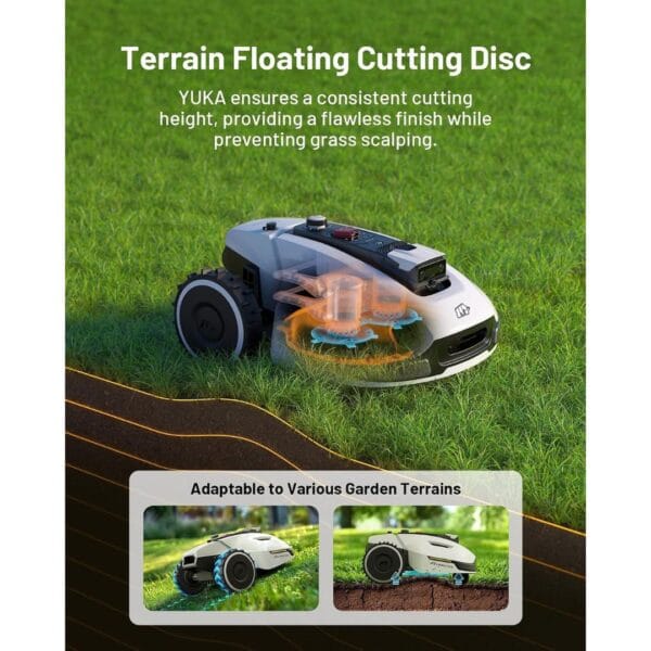 4 MAMMOTION YUKA 3000 Robot Lawn Mower
