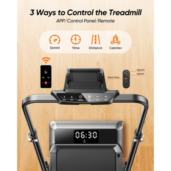 Acezoe Folding Walking Pad with Incline and Adjustable Hight