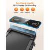 4 HomeTro 4 in 1 Walking Pad with Incline 9%, Alloy Treadmills for Home Foldable