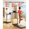 4 Toputure 6 in 1 Folding Treadmill with Retractable Handrail